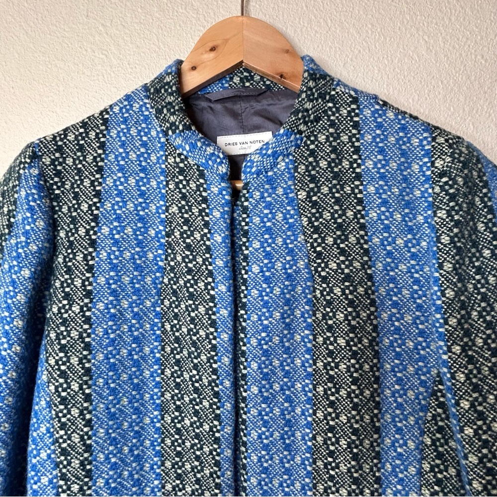 DRIES VAN NOTEN Blazer Jacket 100% Wool Made in Belgium Size 36/US 4 - Picture 2 of 10